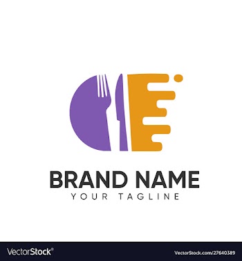 Food and drink logo design concept full color vector image