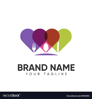 Food and drink logo design concept full color vector image