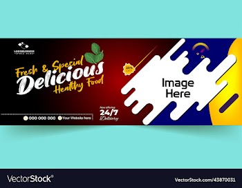 food and restaurant web banner burger banner