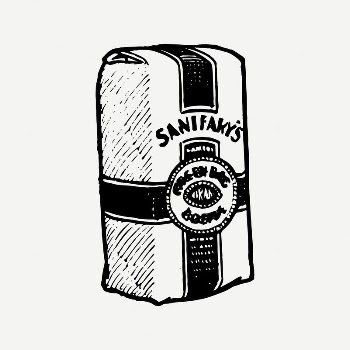 Food bag collage element, vintage | Free PSD Illustration - rawpixel