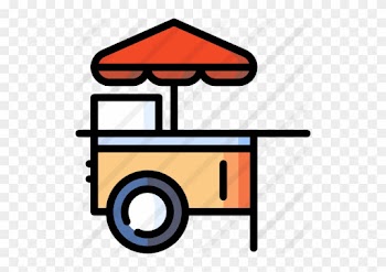 Food Cart - Food Cart Clipart Png