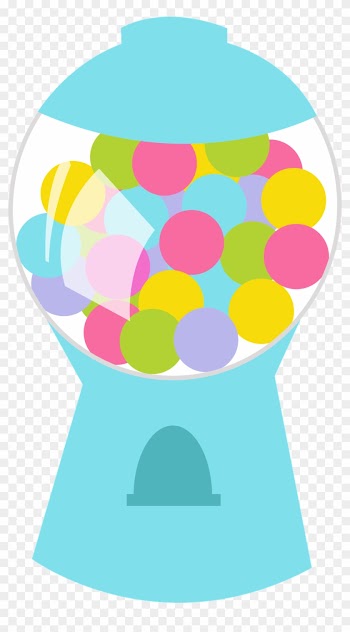 Food Clipart, Clipart Images, Cute Clipart, Candy Party, - Gumball Machine Clip Art Png