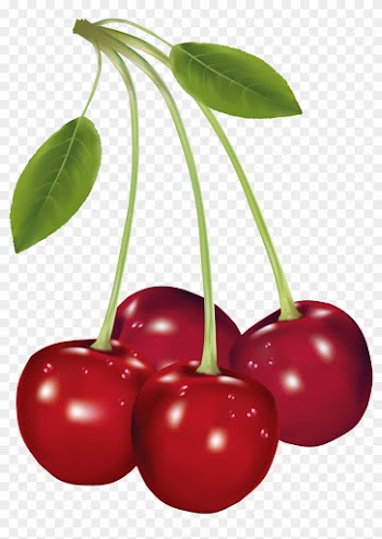 Food Clipart, Fruit Clipart, Birthday Clipart, Vegetables, - Clip Art Of Cherries