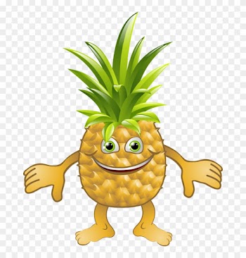 Food Clipart, Smileys, Alphabet, Pineapple Clipart, - Pineapple Cartoon Clip Art