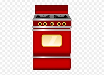 Food Clipartvector Clipartvectorskitchen - Red Stove Clipart