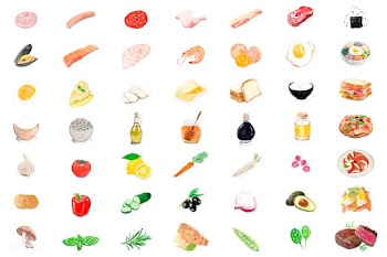 Food compilation | Free stock vector - 393195