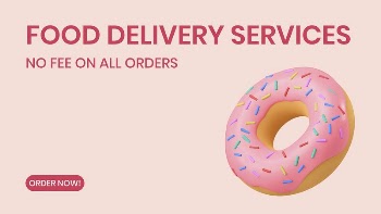 Food delivery blog banner template, | Free PSD Template - rawpixel