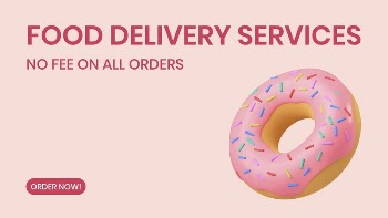 Food delivery blog banner template, | Free Vector Template - rawpixel