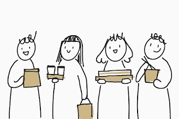 Food delivery doodle with eco-friendly… | Free stock illustration | High Resolution graphic