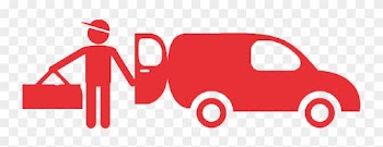 Food Delivery Driver Clipart - Food Delivery Driver Clipart