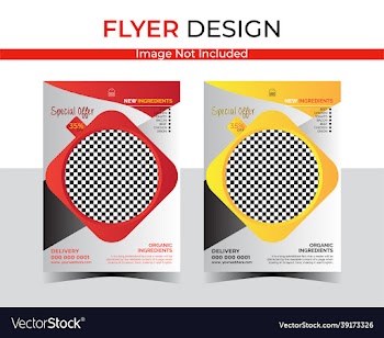 food delivery flyer design images