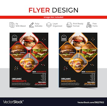 food delivery flyer design images