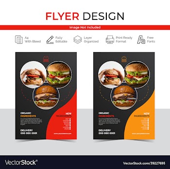 food delivery flyer design images