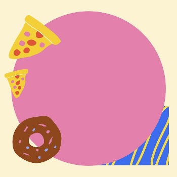 Food doodle frame background, funky | Free Vector - rawpixel