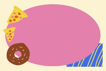 Food doodle frame background, funky | Free Vector - rawpixel