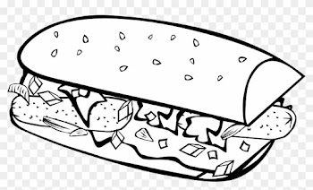 Food Drawings Black And White