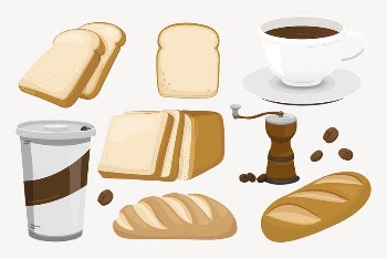 Food & drink collage element, | Free Vector - rawpixel