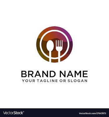 Food drink logo vector image