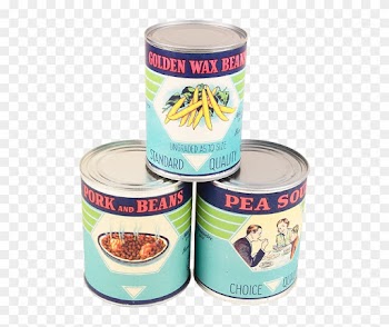 Food Drive Cans Transparents
