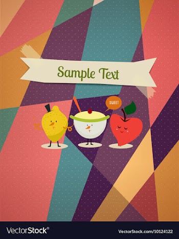 Food elements vector image