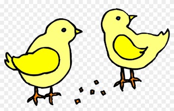 Food, Farm, Art, Feed, Chicks, With, Chick - Civciv Resmi Çizimi