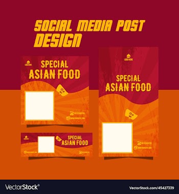 food flyer special menu banner ads design