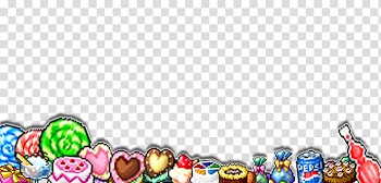 Food Frame ., cakes and lollipops transparent background PNG clipart