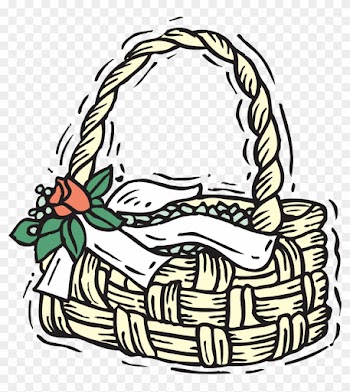Food Gift Baskets Easter Basket Clip Art - Food Gift Baskets Easter Basket Clip Art