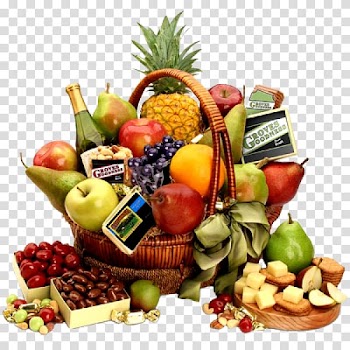 Food Gift Baskets Fruit Floristry, exquisite fruit basket transparent background PNG clipart