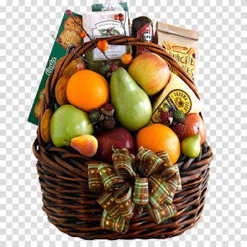 Food Gift Baskets Fruit Floristry, gift transparent background PNG clipart