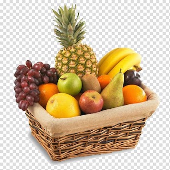 Food Gift Baskets Fruit Hamper, fruits basket transparent background PNG clipart