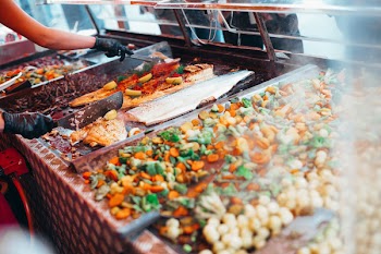 Food in Bain Marie Counter in Focus Photography