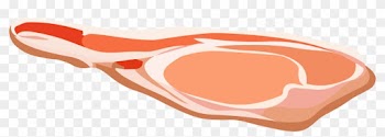 Food Jamon Bellota - Slice Of Ham Clipart