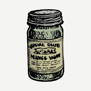 Food jar sticker, object illustration | Free PSD - rawpixel