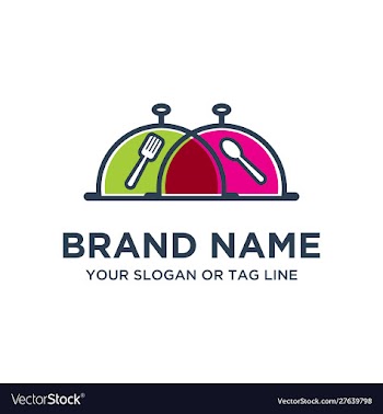 Food logo designs full color vector image