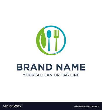 Food logo designs full color vector image