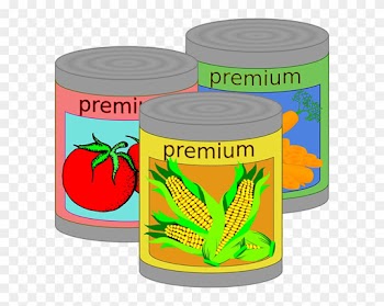Food Pantry Ministry At Eden Westside Baptist Church - Canned Food Clip Art