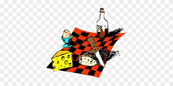Food, Picnic, Cheese, French Bread - Animated Pictures Of Picnics