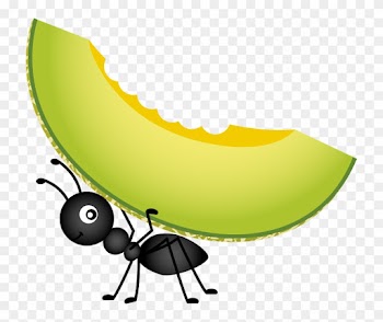 Food Picnic Stock Photography Clip Art - Cartoon Ant Carrying Food