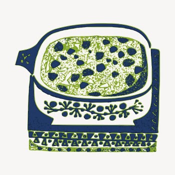 Food pot collage element, abstract | Free PSD - rawpixel