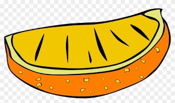 Food, Snack, Orange Slice - Orange Clip Art
