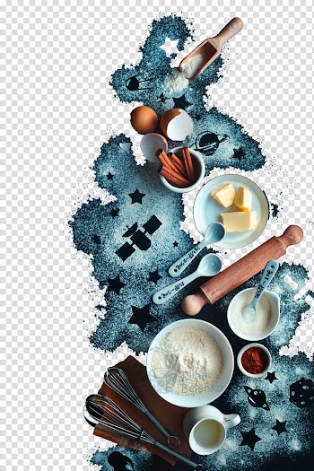 Food Still life Baking grapher, Creative abstract pattern transparent background PNG clipart