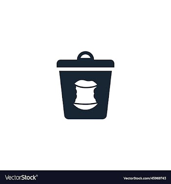 food trash creative icon from recycling icons