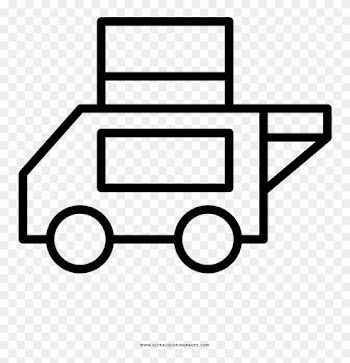 Food Truck Coloring Page - Food Truck