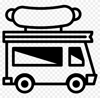 Food Truck Comments - Vector Food Truck Icon