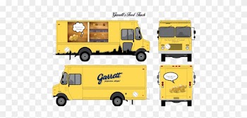 Food Truck Template Vector