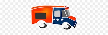 Food Truck Vector Drawing - Food Truck In Graphics
