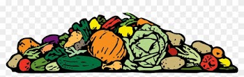 Food Vegetable Compost Clip Art - Food Pile Clipart
