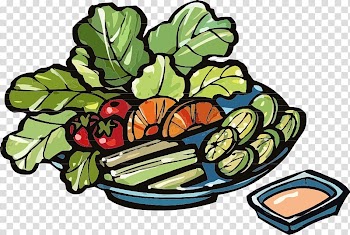 Food Vegetable Painting, Menu element transparent background PNG clipart