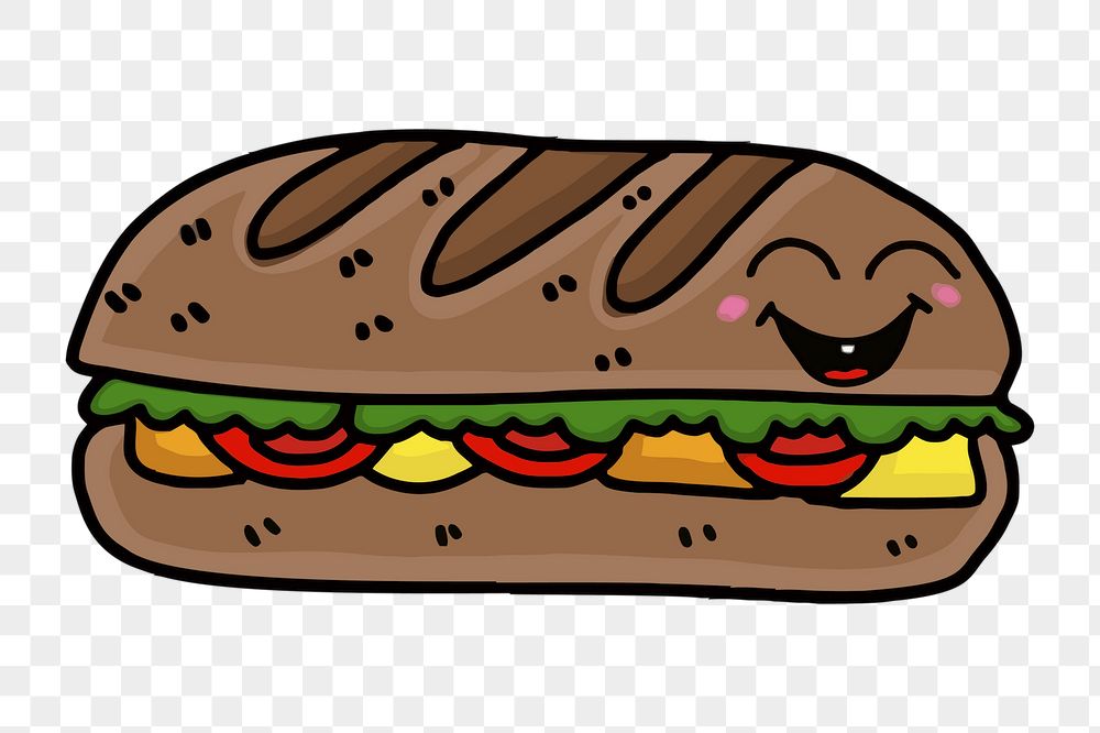 Foot long sandwich png sticker, | Free PNG - rawpixel